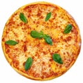 Italian pizza isolated Royalty Free Stock Photo