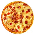 Italian pizza isolated Royalty Free Stock Photo