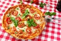 Italian Pizza Margherita Royalty Free Stock Photo