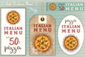 Italian Pizza Stickers Set