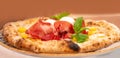 Italian Pizza with tomato and Mozzarella. Gourmet Food