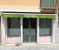 Italian pizzeria closed due to the economic crisis caused by the