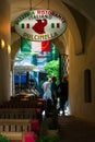 The Italian pizzeria in the old town.