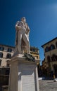 Italian playwright and librettist Carlo Osvaldo Goldoni statue Royalty Free Stock Photo