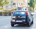 Italian police security car