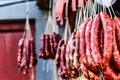 Italian pork sausage Royalty Free Stock Photo