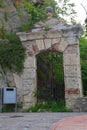 Italian Postbox and gated arch