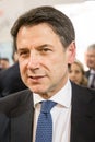Italian Prime Minister Conte at Tuttofood 2019 in Milan, Italy