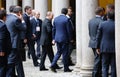 Italian Prime Minister Matteo Renzi meets Russian President Vlad