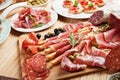 Italian prosciutto Royalty Free Stock Photo