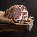 Italian prosciutto Royalty Free Stock Photo