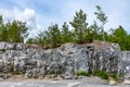 Italian Quarry in Ruskeala Mountain Park in Republic of Karelia