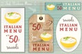 Italian Ravioli Stickers Set
