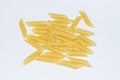 Italian raw macaroni background or texture Royalty Free Stock Photo