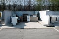 Italian Recycling center (Raee) Royalty Free Stock Photo