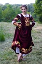 Italian renaissance dress Royalty Free Stock Photo