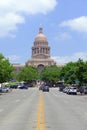 The Italian Renaissance styled, Texas State Capitol building in Austin, Texas, the Lone Star State