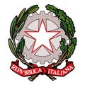 Italian Republic official national coat of arms, Italy