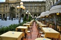 Italian restaurant in Florence , Italy Royalty Free Stock Photo