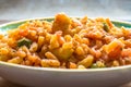 Italian rice dish risotto