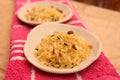 Italian rice with muschrooms Royalty Free Stock Photo