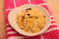 Italian rice with muschrooms Royalty Free Stock Photo