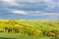 Italian rural landscape with farmland