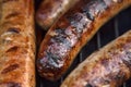 Italian Sausage on the Grill Royalty Free Stock Photo