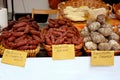 Italian Sausages For Sale On Market
