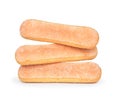 Italian savoiardi cookies Royalty Free Stock Photo