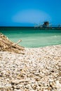 italian seaside in a summer day Royalty Free Stock Photo