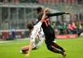 Italian Serie A football match between Ac Milan and Torino Fc Royalty Free Stock Photo