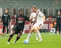 Italian Serie A football match between Ac Milan and Torino Fc Royalty Free Stock Photo