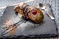 Italian cannoli pastry dessert Royalty Free Stock Photo