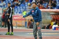 Italian Soccer Serie A Men Championship AS Roma vs Napoli Royalty Free Stock Photo