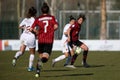 Italian Soccer Serie A Women Championship AC Milan vs Roma Women Royalty Free Stock Photo