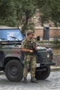 Italian soldier in Rome