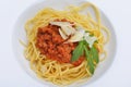 Italian spaghetti Royalty Free Stock Photo