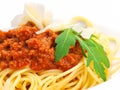 Italian spaghetti Royalty Free Stock Photo