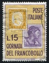 Italian stamps Royalty Free Stock Photo