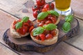 Italian starter friselle - puglia Royalty Free Stock Photo