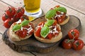 Italian starter friselle - puglia Royalty Free Stock Photo