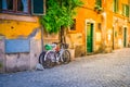 Street in Trastevere, Rome, Italy