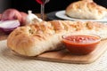 Italian Stuffed Bread Royalty Free Stock Photo