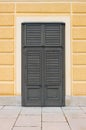 Italian style shutters Royalty Free Stock Photo