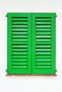 Italian style shutters Royalty Free Stock Photo