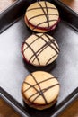 Italian styled sweet cakes (macaron)