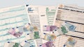 Italian taxes concept Royalty Free Stock Photo