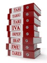 Italian taxes Royalty Free Stock Photo