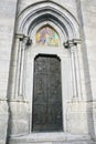 Doors Main Entrance temple in Italy Royalty Free Stock Photo